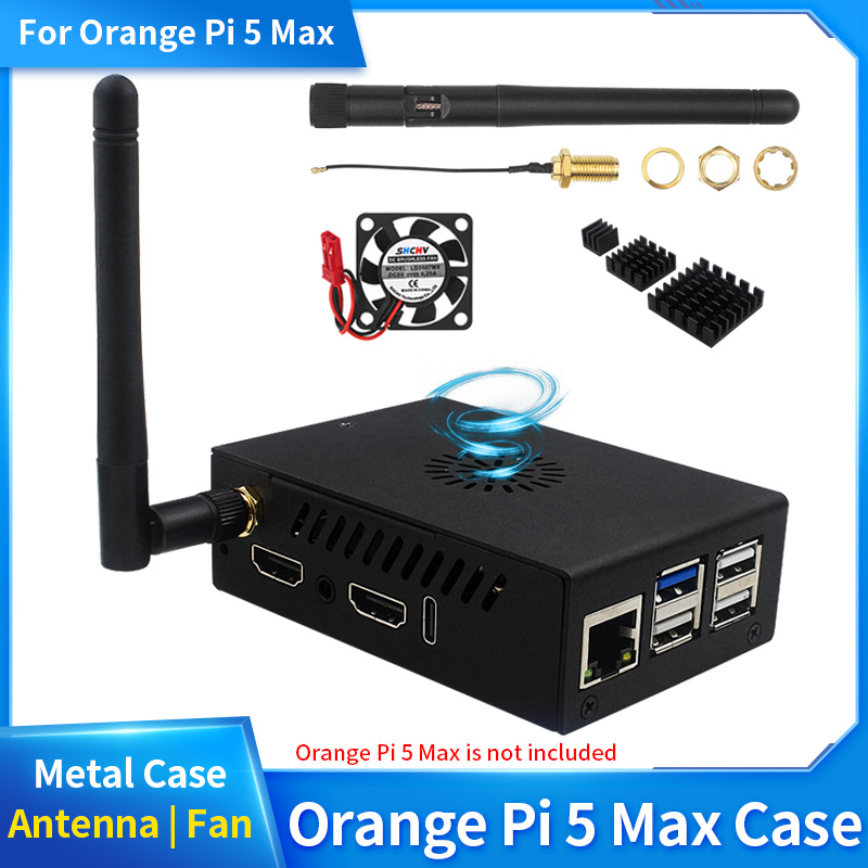 Pi 5 Case - Orange Pi 5 Max พร้อมพัดลม Active