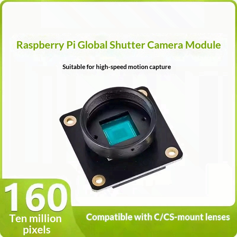 Raspberry Pi Global Shutter Camera Imx296 - โมดูลกล้อง Raspberry Pi IMX296, กล้องอุตสาหกรรมแบบ Global