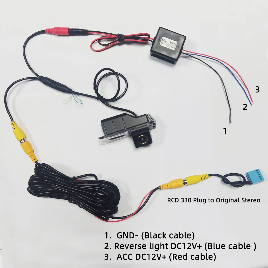 Pi Camera Cable - รถดูด้านหลังกล้องกรอง Rectifier RCD330 PQ MIB RCA