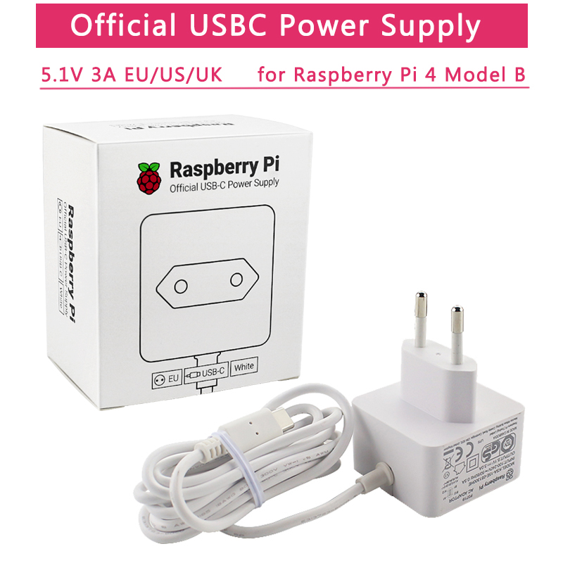 Pi Power Supply - อย่างเป็นทางการ Raspberry Pi 4 แหล่งจ่ายไฟ 5V
