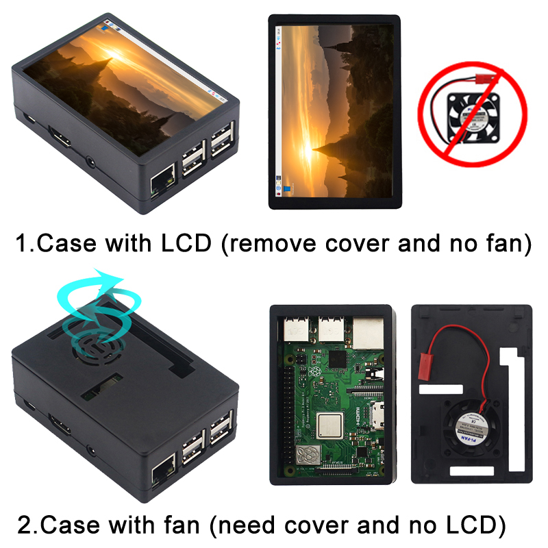 หน้าจอสัมผัส TFT LCD ขนาด 3.5  - Pi 4 Case บทวิจารณ์และราคา