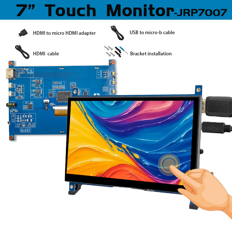 IPS 7นิ้ว AIDA64จอแสดงผล LCD M - Raspberry Pi 4 บทวิจารณ์และราคา