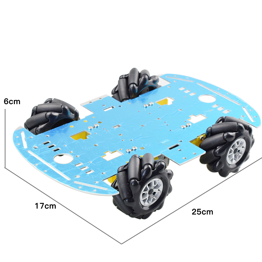 อลูมิเนียม Mecanum ล้อ Omni หุ - Raspberry Pi Kit บทวิจารณ์และราคา