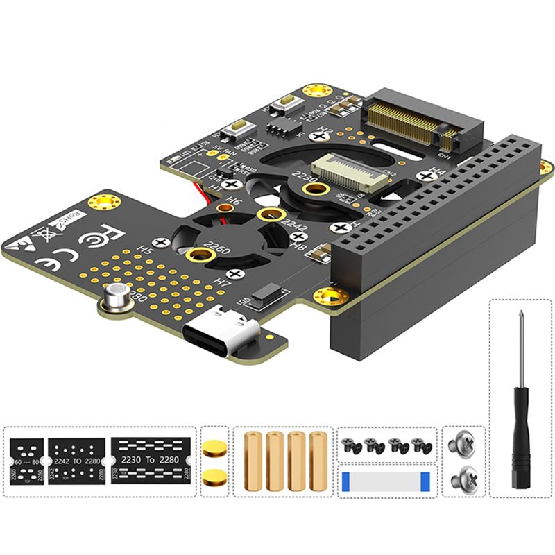 สำหรับ Raspberry Pi 5 Pcie To  - Pi 5 Case บทวิจารณ์และราคา