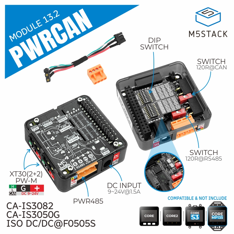 M5Stack โมดูล PWRCAN 13.2 อย่า - Pi Camera Module บทวิจารณ์และราคา