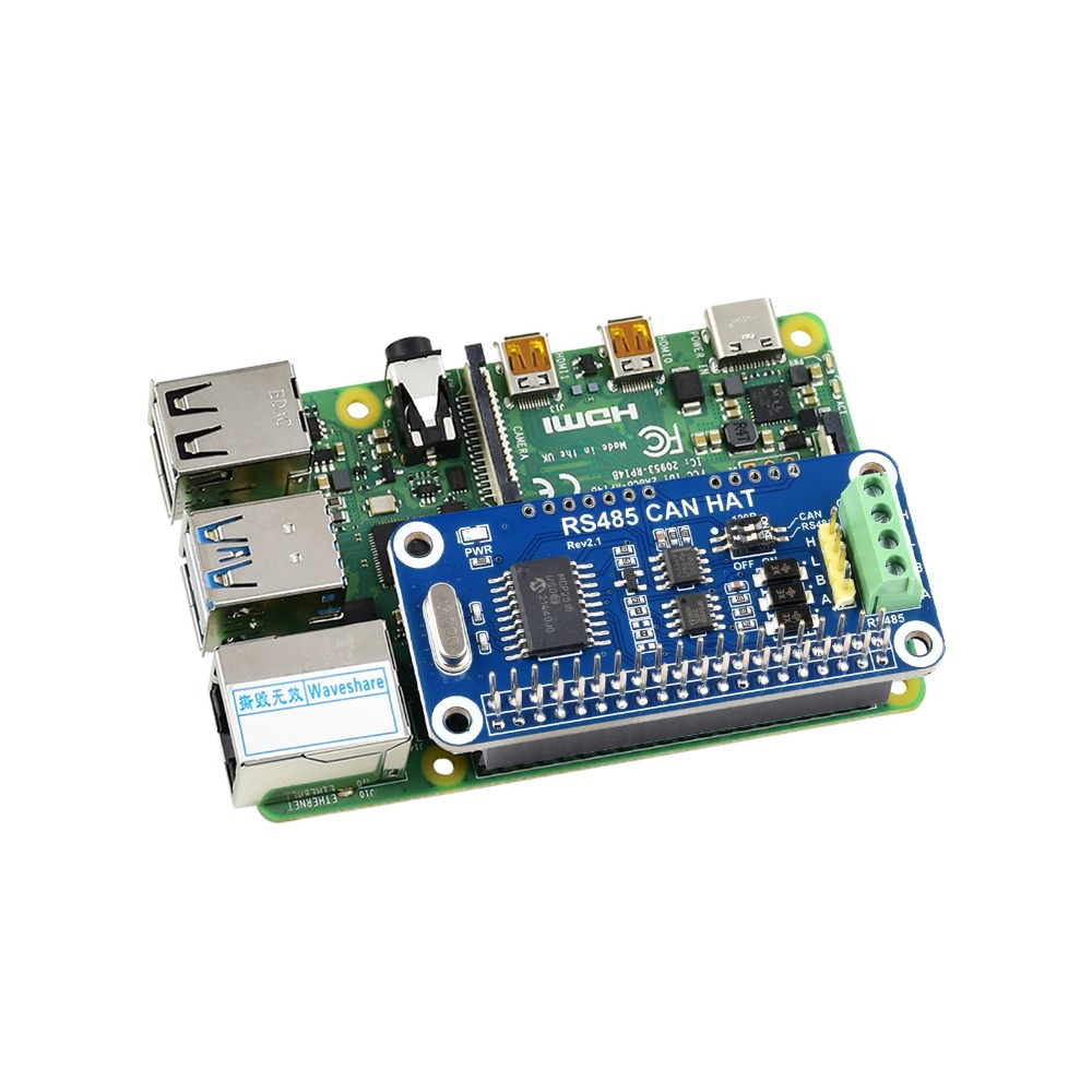 Waveshare RS485 CAN HAT สำหรับ - Raspberry Pi 5 บทวิจารณ์และราคา