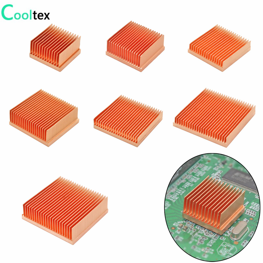 DIY ฮีทซิงค์ทองแดงบริสุทธิ์ Sk - Pi Cooler บทวิจารณ์และราคา