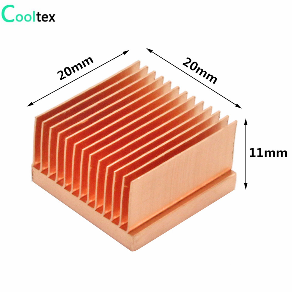 DIY ฮีทซิงค์ทองแดงบริสุทธิ์ Sk - Pi Cooler บทวิจารณ์และราคา