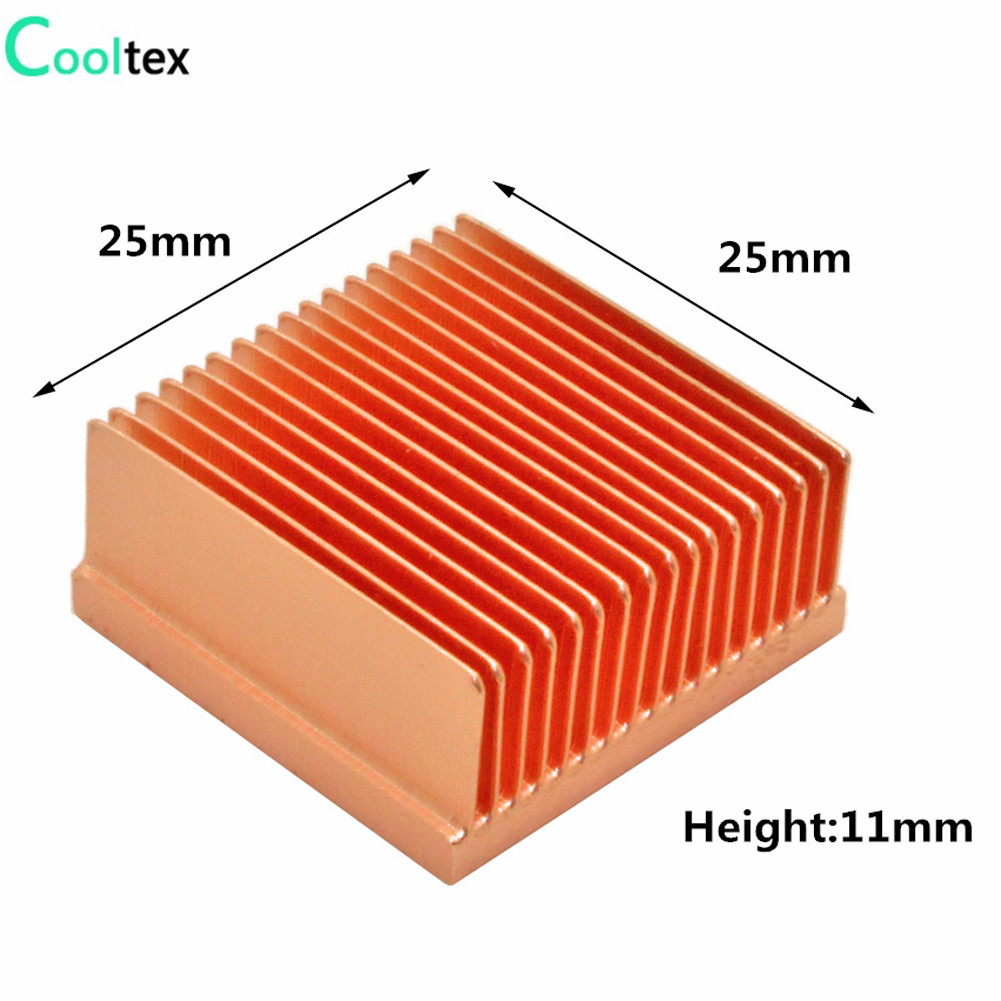 DIY ฮีทซิงค์ทองแดงบริสุทธิ์ Sk - Pi Cooler บทวิจารณ์และราคา