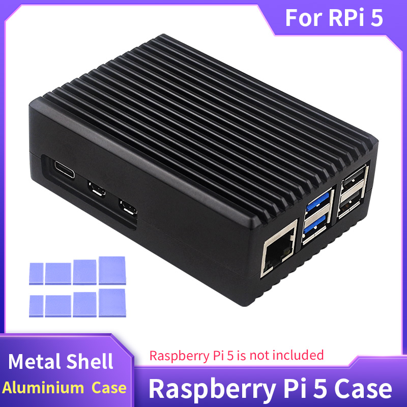 Raspberry Pi 5เคสอลูมิเนียมอัล - Pi 5 Case บทวิจารณ์และราคา