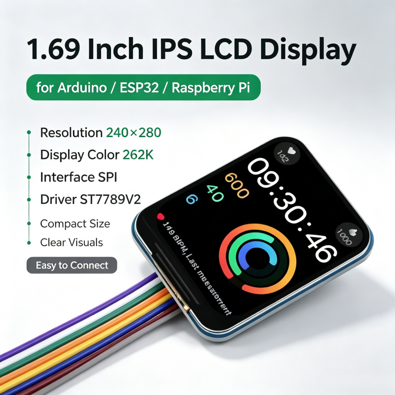 1.69 นิ้ว IPS LCD โมดูล ST7789 - Pi Zero บทวิจารณ์และราคา