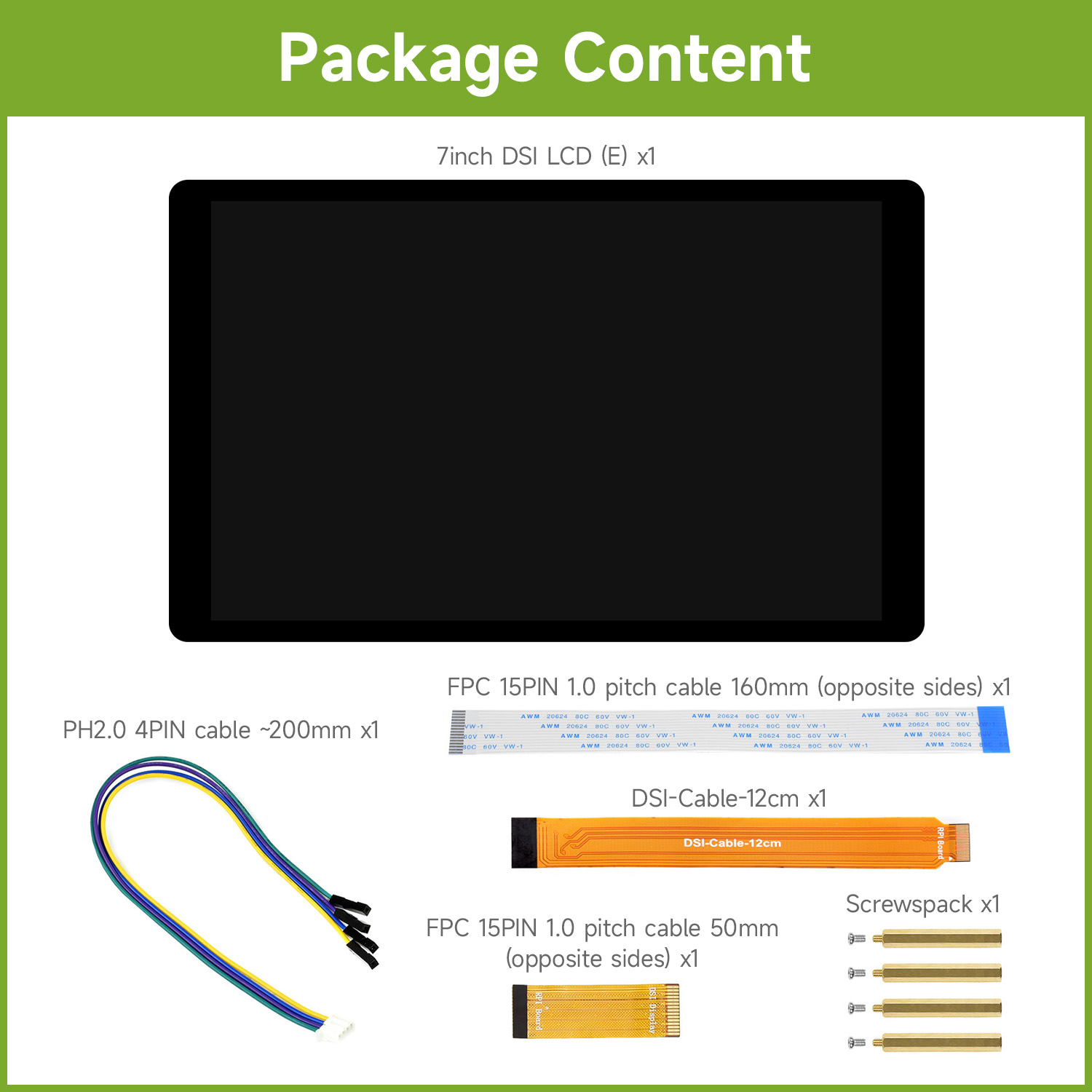จอแสดงผลแบบสัมผัสขนาด 7 นิ้ว D - Pi Display บทวิจารณ์และราคา