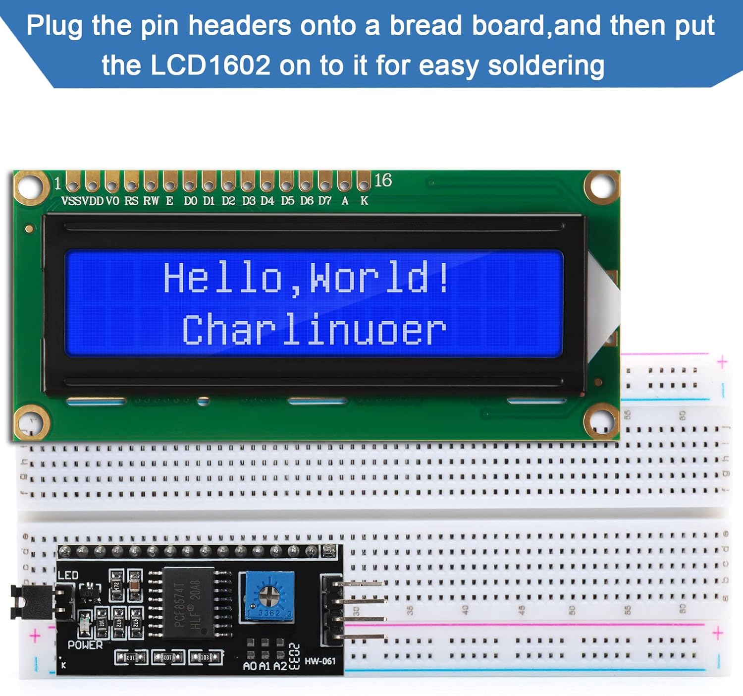 ชุดหนึ่ง 1602 LCD 20*4 หน้าจอส - Pi Display บทวิจารณ์และราคา