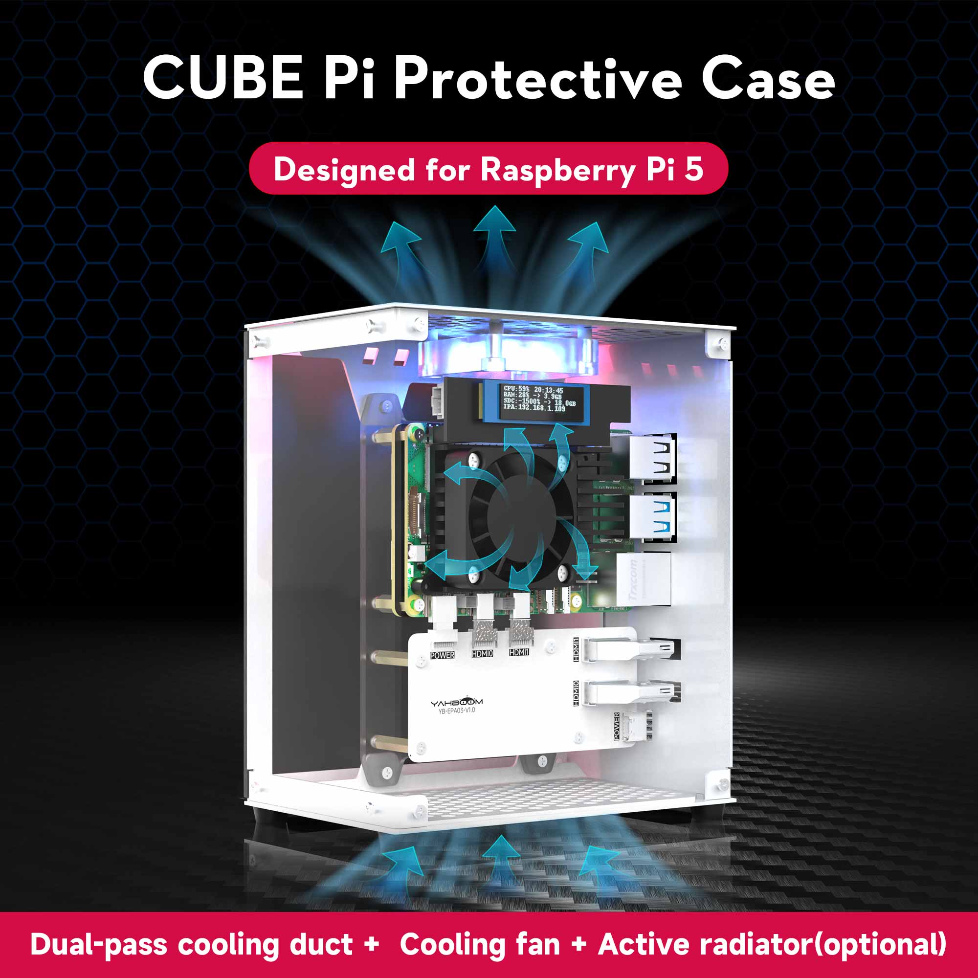 Raspberry Pi 5 กรณีชุดป้องกันพ - Pi 5 Case บทวิจารณ์และราคา