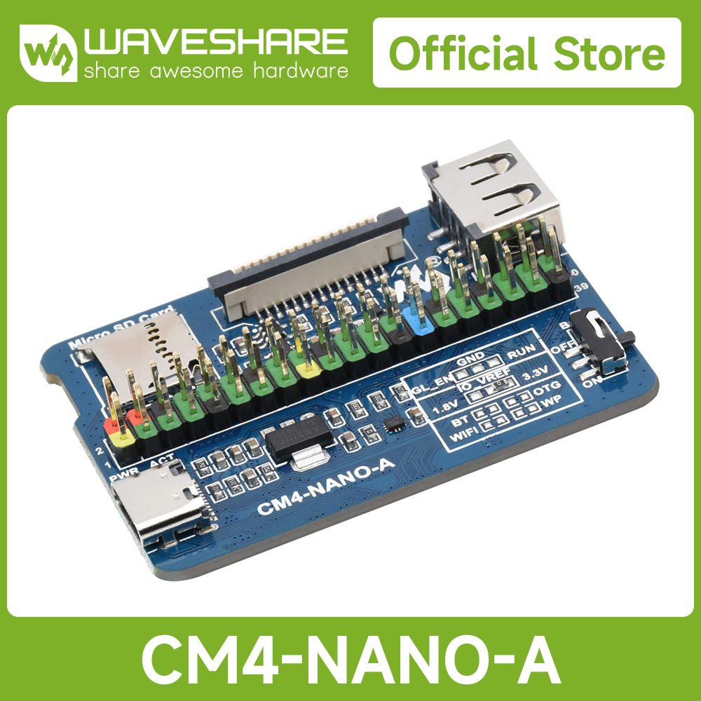 บอร์ดฐานนาโน Waveshare (A) IO  - Raspberry Pi 4 บทวิจารณ์และราคา